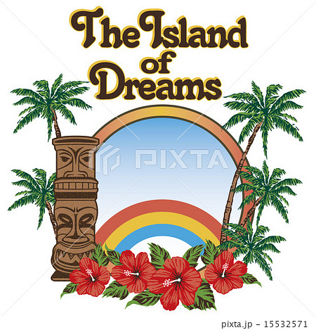 Retro Vintage Tropics Hawaii Design Retro Vintage Tropics Hawaii Design 15532571