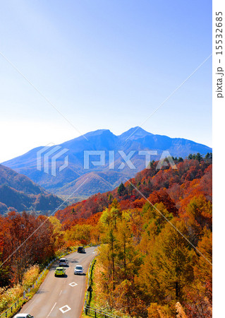 磐梯吾妻レークラインと磐梯山 磐梯吾妻レークラインと磐梯山 15532685