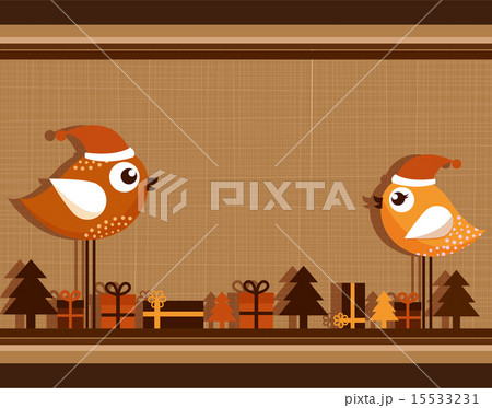 Christmas Card with Birds Christmas Card with Birds 15533231