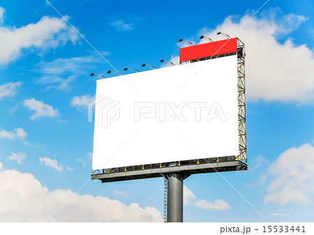 Blank billboard ready for new advertisement Blank billboard ready for new advertisement 15533441