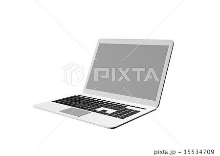 Silver laptop 15534709