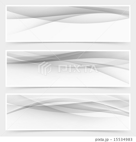 Modern grey halftone abstract header collection Modern grey halftone abstract header collection 15534983