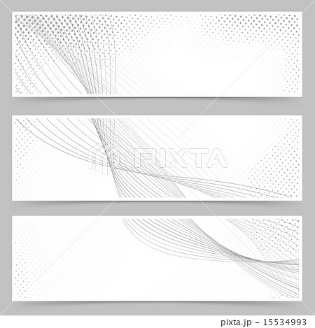 Promotion flyer wave line header collection 15534993