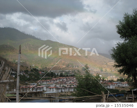 幸せの国　ブータン風景 15535046