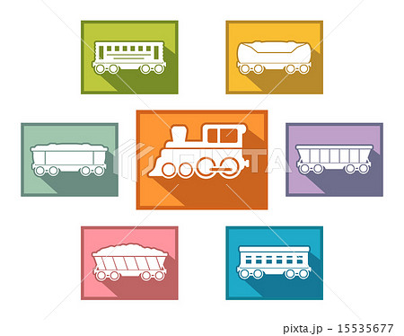 train set for passenger or cargo industry train set for passenger or cargo industry 15535677