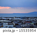 海辺の町並み（夕方） 15535954