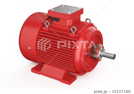 red industrial electric motorのイラスト素材 [15537160] - PIXTA