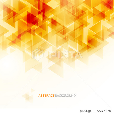 Orange shiny technical background. Vector  15537170