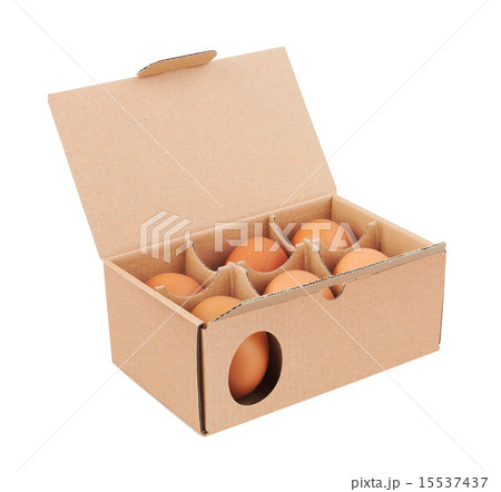 Cardboard box with eggs Cardboard box with eggs 15537437