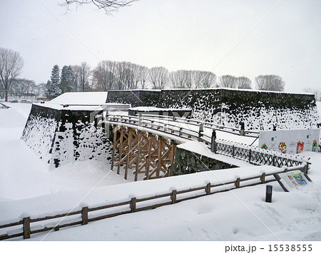雪の山形城 本丸一文字門 雪の山形城 本丸一文字門 15538555
