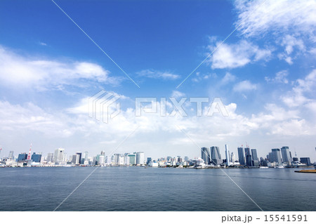 晴海・竹芝埠頭付近の風景と高架 晴海・竹芝埠頭付近の風景と高架 15541591