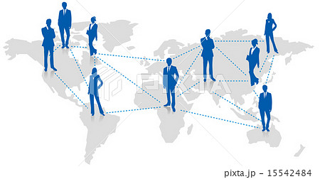 World map Social networking service Vector 15542484