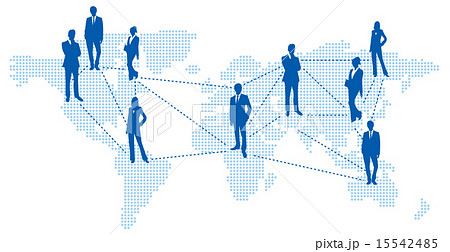 World map Social networking service Vector 15542485