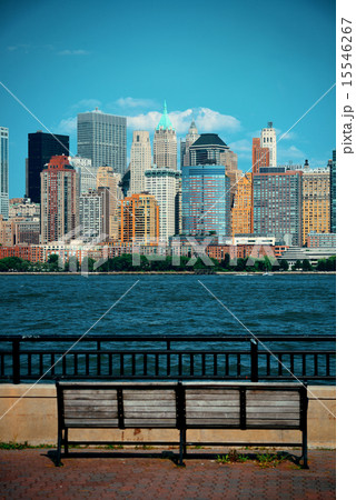 Manhattan downtown skyline Manhattan downtown skyline 15546267