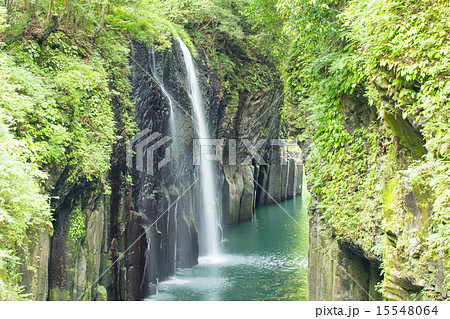 高千穂峡  真名井の滝 15548064