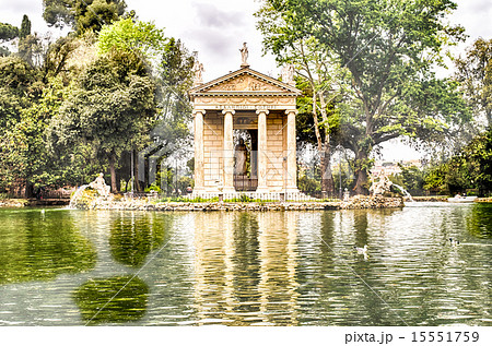 Temple of Aesculapius in Villa Borghese, Rome Temple of Aesculapius in Villa Borghese, Rome 15551759