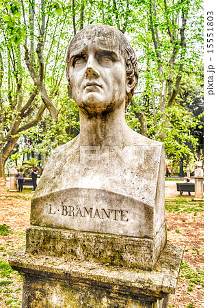 Bust statue of Bramante. Villa Borghese 15551803