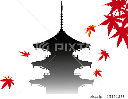 新しいコレクション シルエット 京都 五重塔 イラスト 最高の壁紙のアイデアcahd
