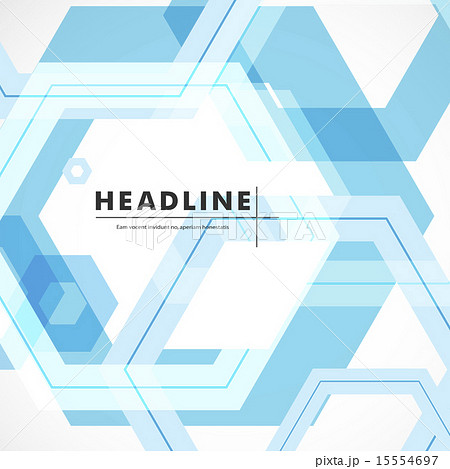 Vector background of large colored hexagons eps Vector background of large colored hexagons eps 15554697