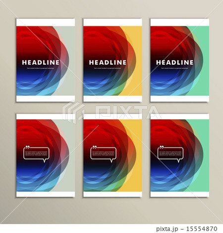 Set of banners for design in abstract style 15554870