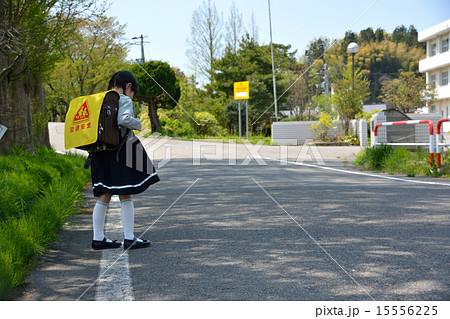 小学生と通学路 15556225