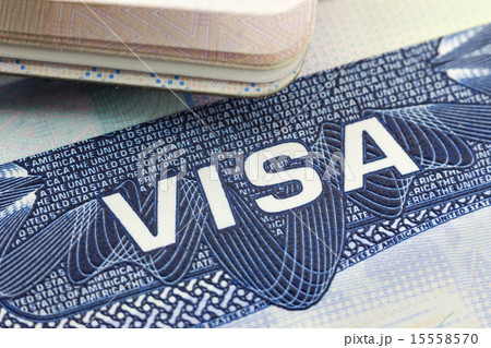 The American Visa in a passport page (USA) The American Visa in a passport page (USA) 15558570