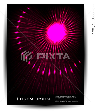 Vector abstract line and sun. Stripe Vector abstract line and sun. Stripe 15558986