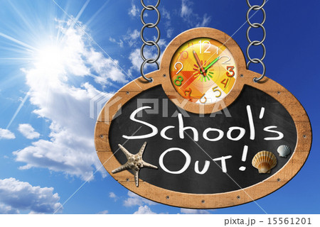 School Out - Blackboard with Chain 15561201