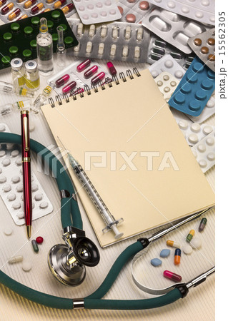 Medical Drugs - Notepad - Space for Text 15562305