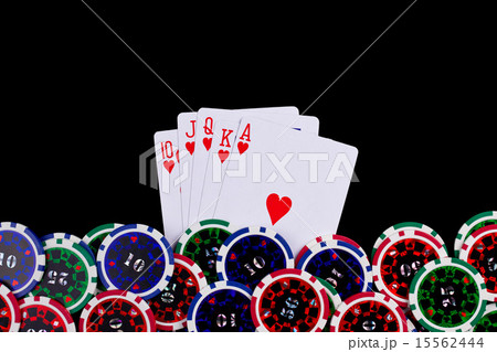 playing cards and poker chips playing cards and poker chips 15562444