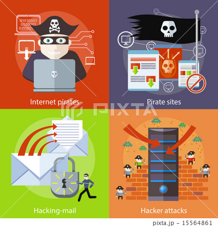 Hacker attaks, Internet Pirates and Pirate Sites 15564861