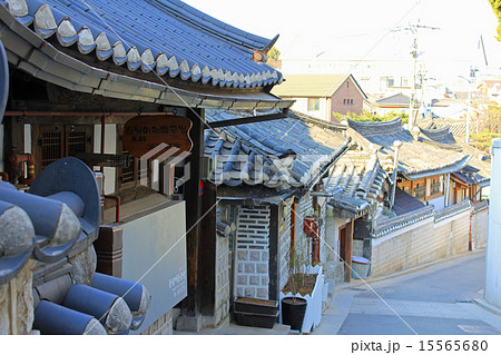 北村韓屋村　ソウル　韓国 15565680