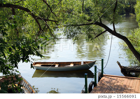 Jetty on the river Jetty on the river 15566091