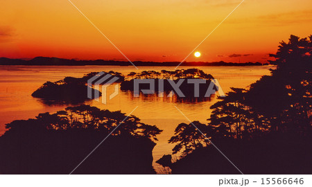 松島ドライブウェイの夜明け 15566646