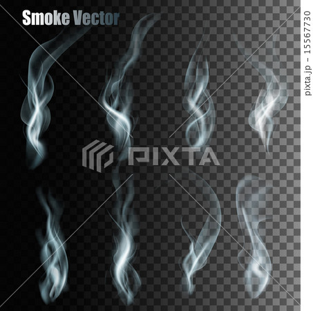 Set Of Transparent Different Smoke Vectors. 15567730