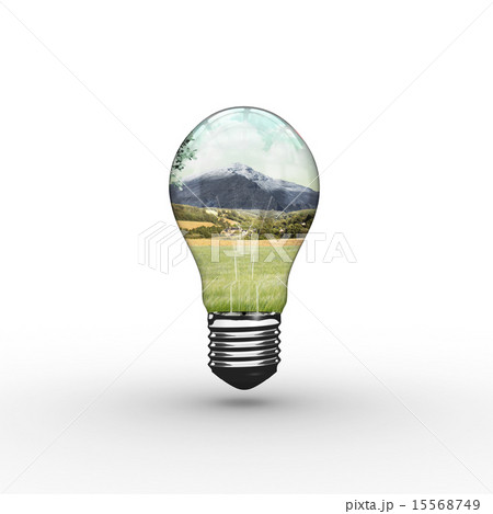 Composite image of empty light bulb 15568749