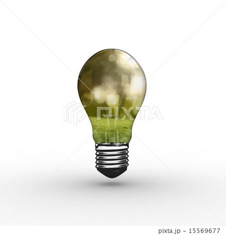 Composite image of empty light bulb 15569677