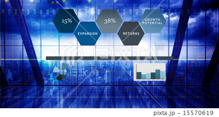 Composite image of business interface 15570619