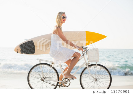 beautiful blonde woman on a sunny day 15570901