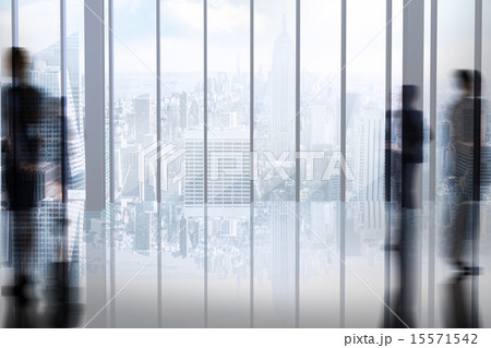 Composite image of silhouettes of business people Composite image of silhouettes of business people 15571542