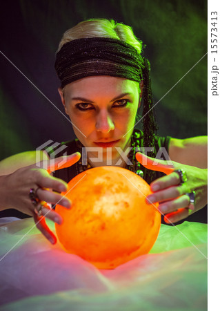 Fortune teller forecasting the future 15573413