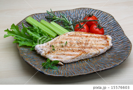 Grilled turkey steak Grilled turkey steak 15576603
