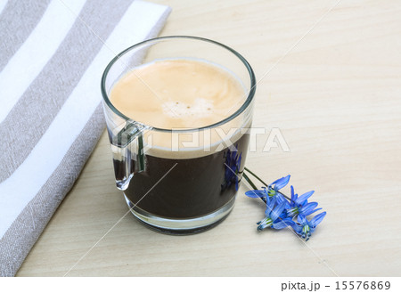 Espresso with spring flower 15576869