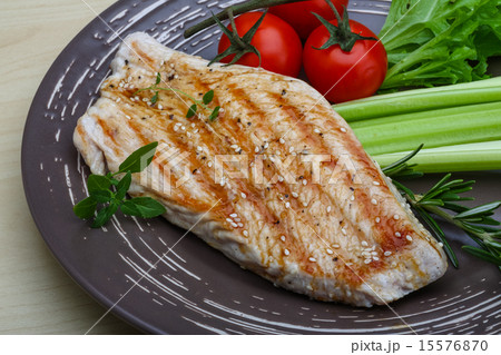 Grilled turkey steak 15576870