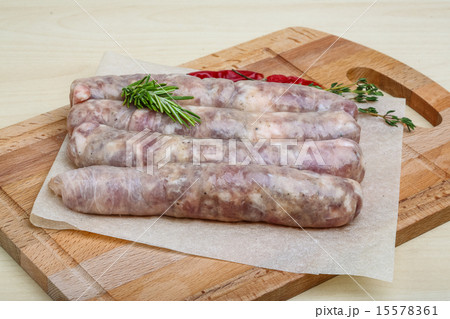 Handmade sausages for grill 15578361