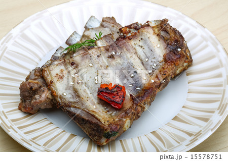 Roasted pork ribs Roasted pork ribs 15578751