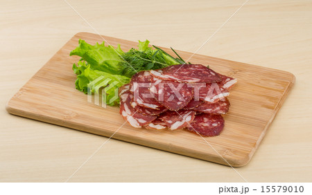 Sliced salami 15579010
