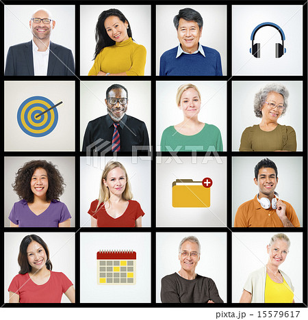 People Diversity Faces Human Face Portrait Community Concept People Diversity Faces Human Face Portrait Community Concept 15579617