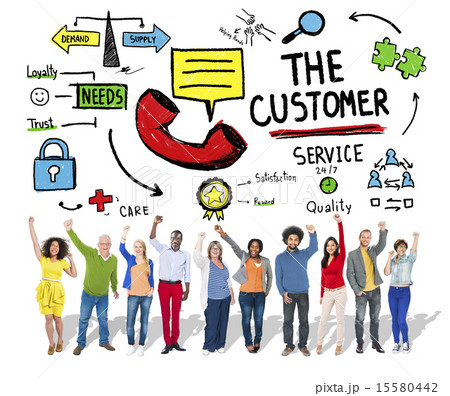 The Customer Service Target Market Support Assistance Concept 15580442