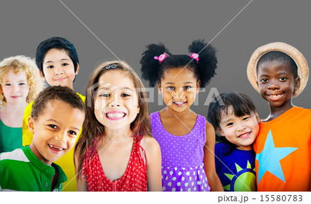 Diversity Children Friendship Innocence Smiling Concept Diversity Children Friendship Innocence Smiling Concept 15580783